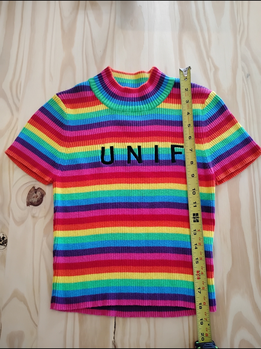 UNIF Rainbow Knit Top - Picture 7 of 7